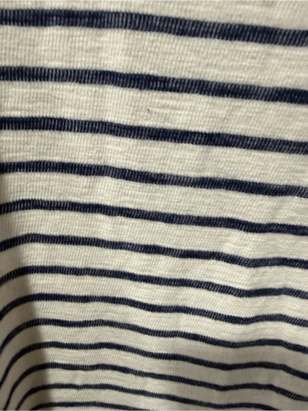 J.Crew women’s  Cream & Navy Striped Long-Sleeve Shirt